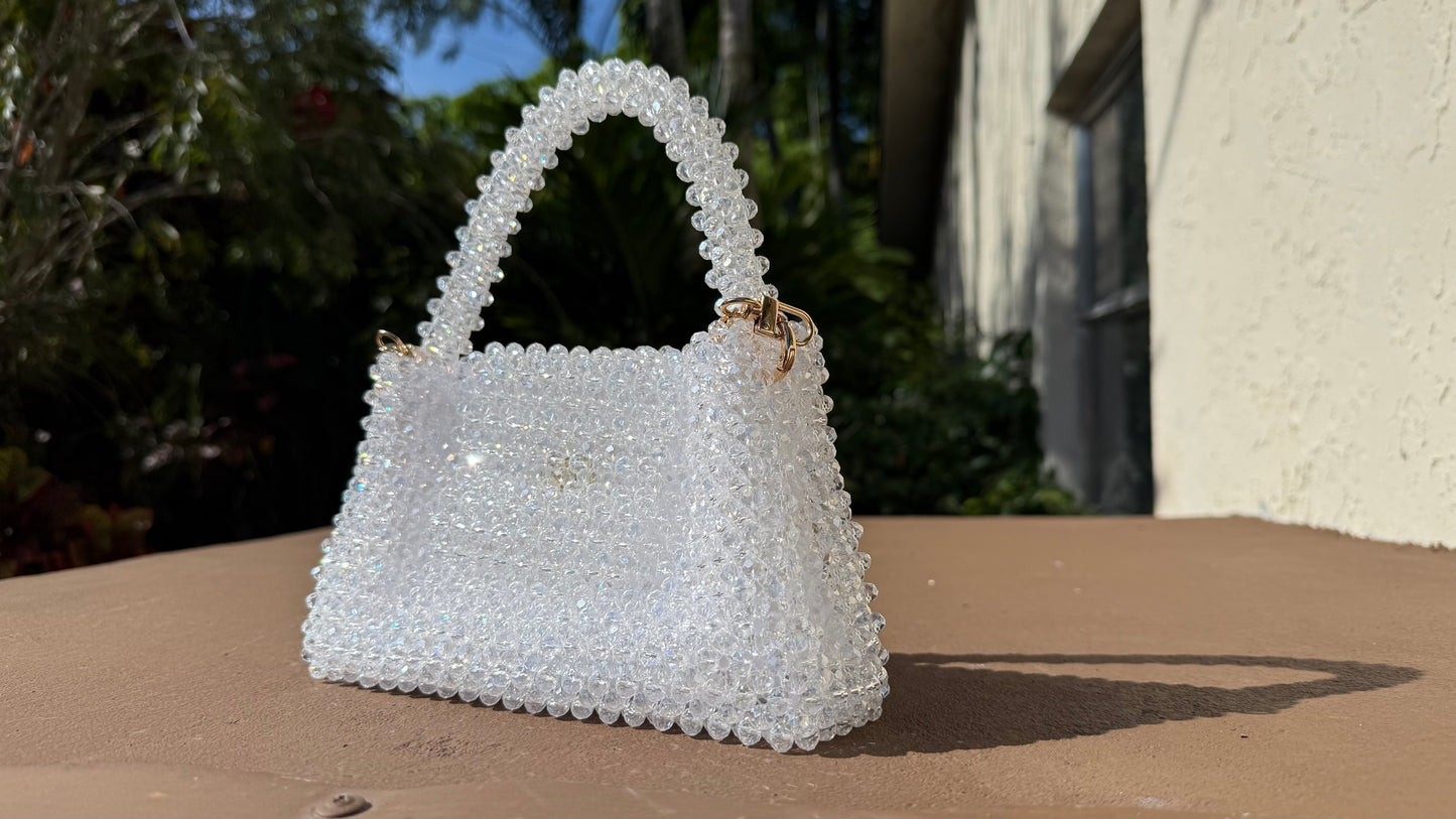 Handmade Crystal Beaded Bag