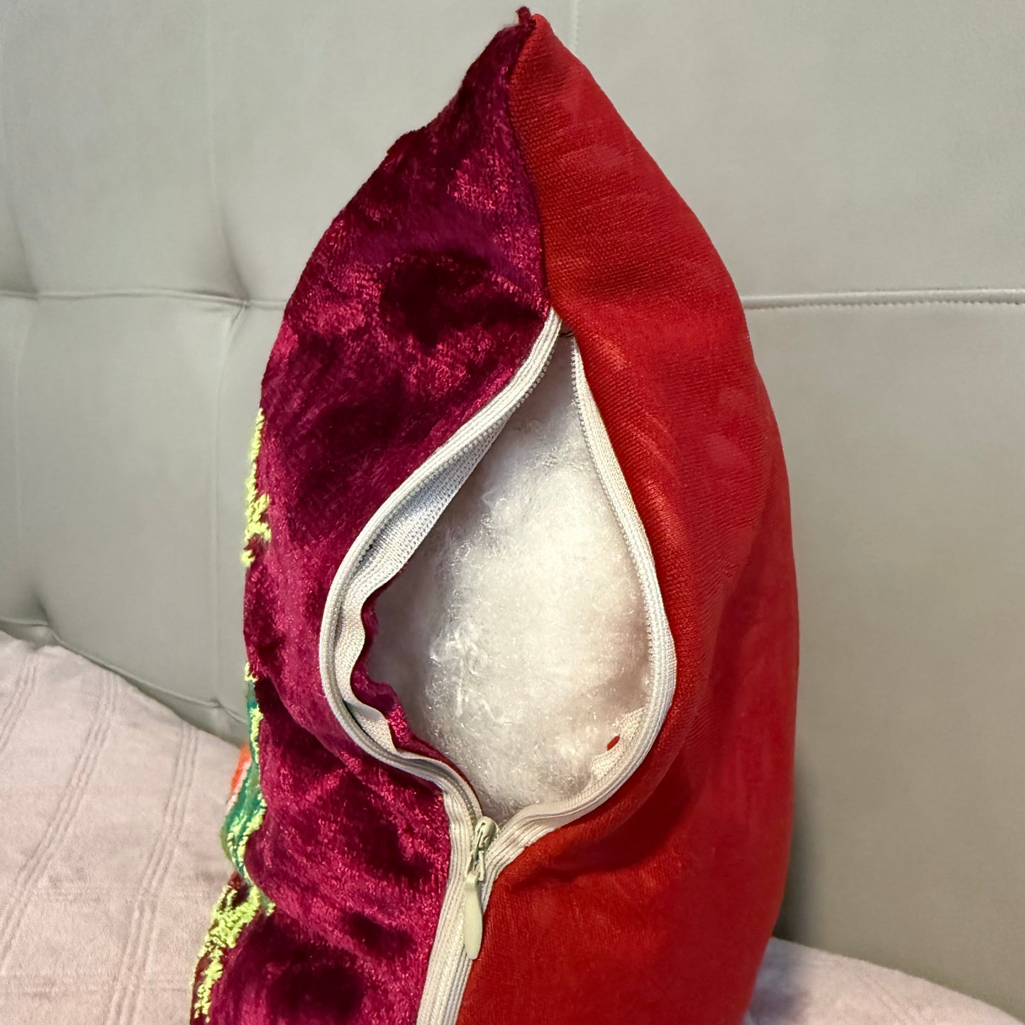 Decorative Pillow – Embroidered Velvet