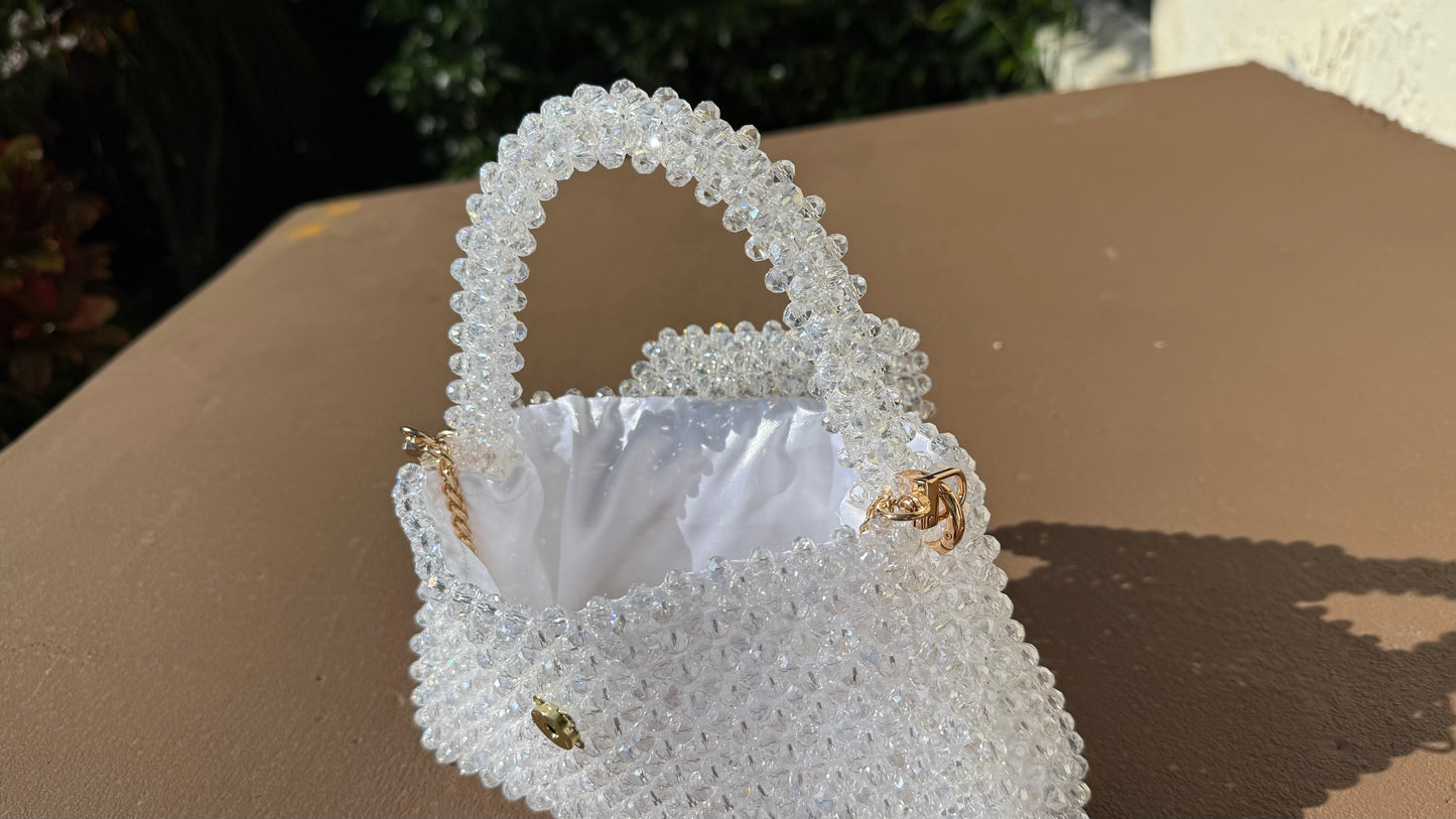 Handmade Crystal Beaded Bag