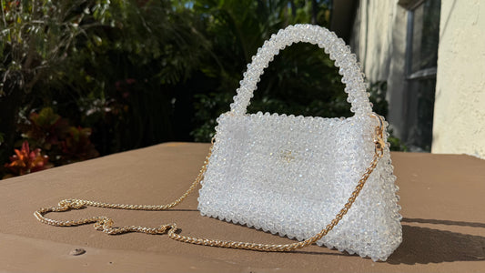 Handmade Crystal Beaded Bag