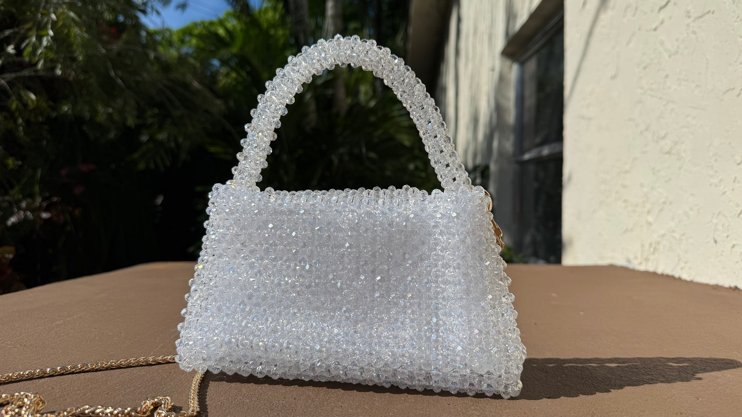 Handmade Crystal Beaded Bag